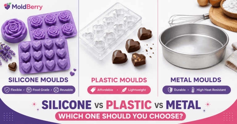 Silicone Moulds vs Plastic Moulds vs Metal Moulds