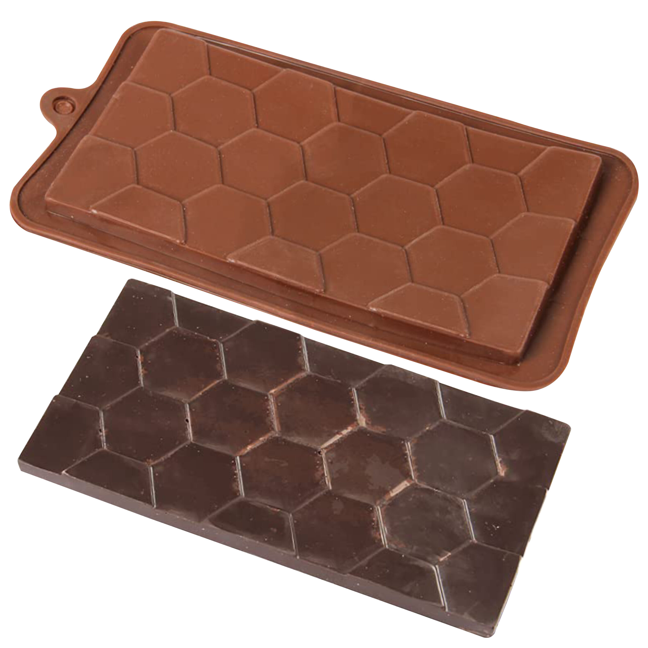 MoldBerry Silicone Chocolate Bar Mould | Big Honey Comb Chocolate Mold | Baking Mould for Chocolate, Candy, Gummy
