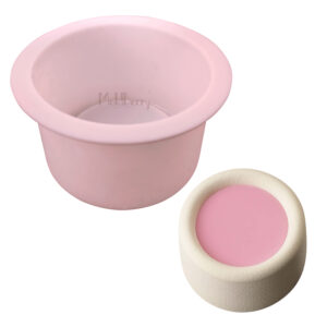 Moldberry Round Shaped Bento Cake Mould | 7.7cm Deep Mini Silicone Baking Mold for Round Cakes | Silicone Chocolate Mould | Birthday Cake Snack Tart Muffin Cupcake Cheesecake Baking Pack 1