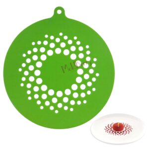 Moldberry Silicone Galassia Stencil Mold – Non-Stick Chocolate Chablon Mat for Cake Decorating, Edible Toppers, Candy, Cookies & Dessert Garnishes (1 Pack)