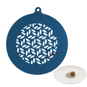 Moldberry Silicone Foglia Shape Stencil Mold – Non-Stick Chocolate Chablon Mat for Cake Decoration, Garnishing, Candy, Cookies, Dessert Toppers (1 Pack)