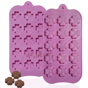 MoldBerry 15 Cavity Silicone Flower Chocolate Mold | Candy, Jelly, Gummy, Truffle, Fondant & Cake Decoration Mould