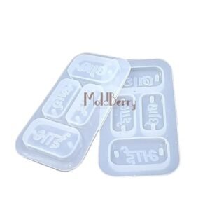 Rectangular Shape Rakhi Mould for Resin Art