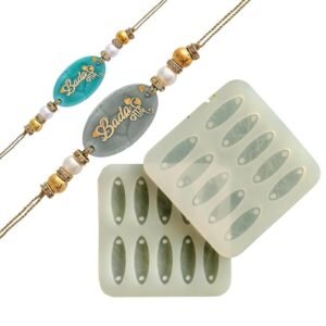 Ovel Shapes Rakhi Mould for Resin Molud Art