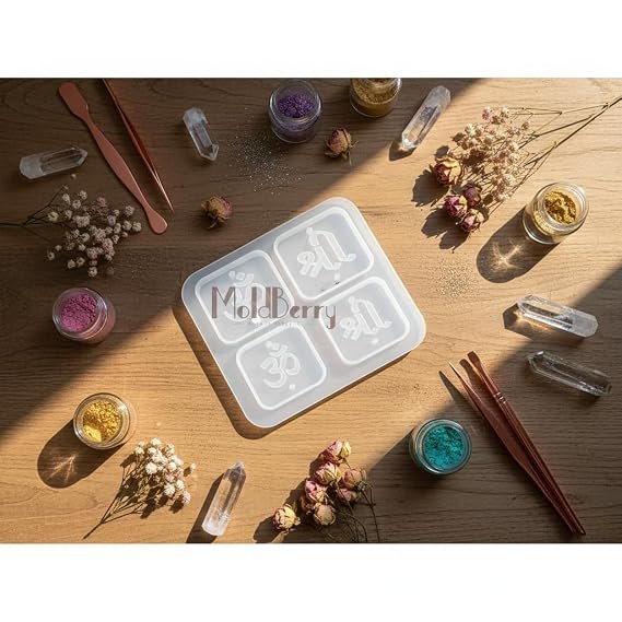 Square Shape Rakhi Mould for Resin Art