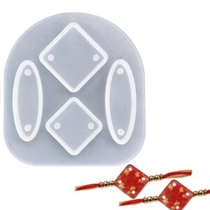 Geometric Rakhi Pendant Silicone Mould