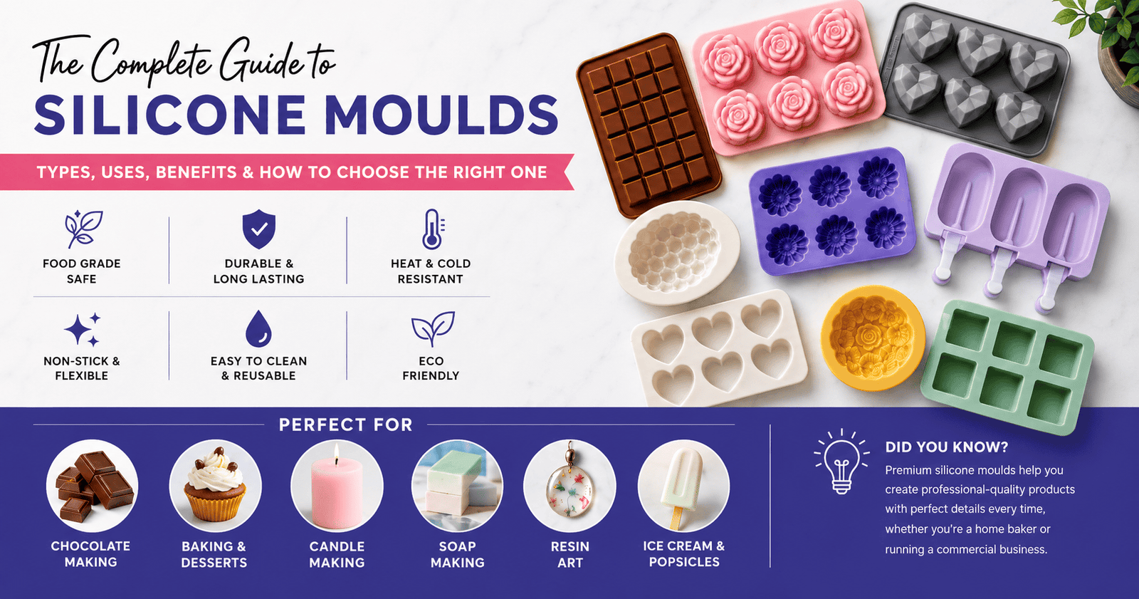 Guide to Silicone Moulds